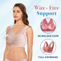 Thin lace rimless bra wrap chest breathable underwear