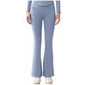 Solid Color Flare Leggings High Waisted Yoga Pants