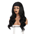 Hot Headband Wig Highlight Wig for Black Women Long Body Wave Daily Party Cosplay Wig