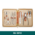 Manicure Set 12 In 1 Full Function Kit Professional Stainless Steel Pedicure Sets With Leather Portable Case Idea Gift