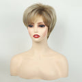 Short Ombre Beige Layered Wigs for Women