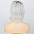 2022 Beautiful Platinum Short Curly Mini Lace Wig