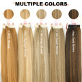 Top Synthetic Long Straight Ponytail Wrap Around Clip in Ponytail for Women Daily Use Dirty Blonde Heat Resistant Fiber