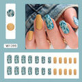 24pcs/Set Press On Nails W1399