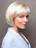 2021 New Charming Straight White Gold Short Wig