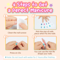 Mini Press On Nails For Kids 24 Pcs KPN1-18