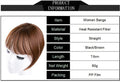 Hairpieces Clip In Bangs Hair Extensions