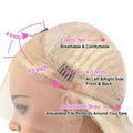 Straight Honey Blonde Lace Front Human Hair Wigs